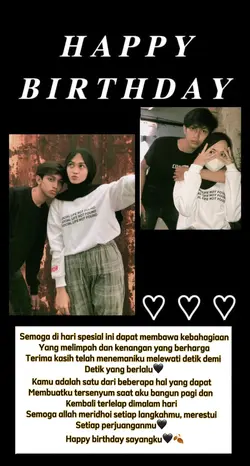 Ultah buat pacar🖤☘️