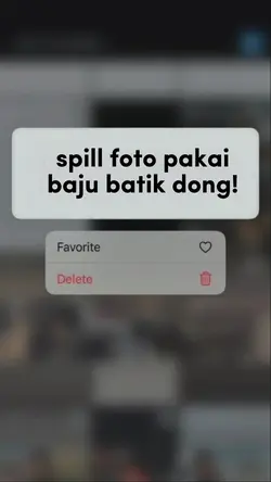spil foto pake batik