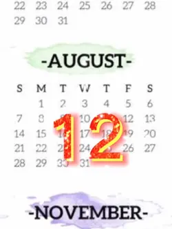 august 12
