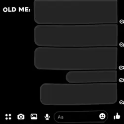 Old me/ New me