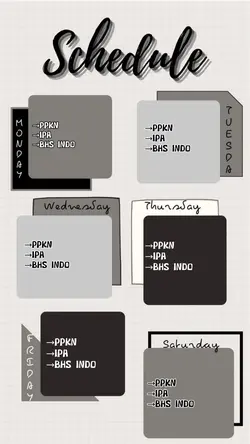 JADWAL PELAJARAN