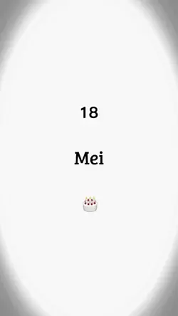 HBD 18 Mei 2022
