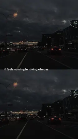 It feels so simple 