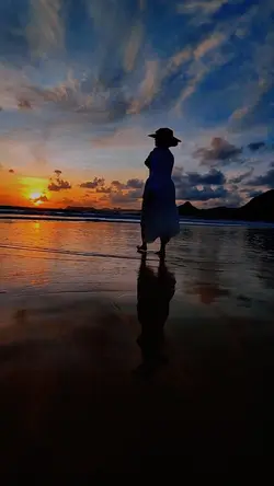 sunset aestetik