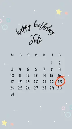HBD 23 Juli 2022