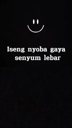 coba senyum lebar