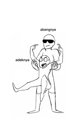 abangnya - adeknya