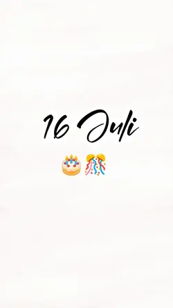 hbd 16 juli