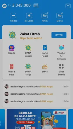 Prank saldo dana