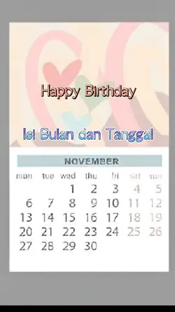 HBD NOVEMBER
