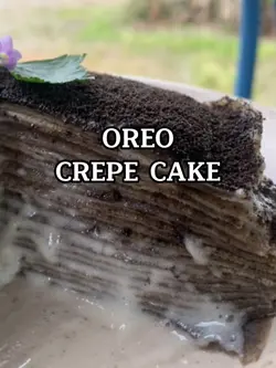Oreo Crepe cake.