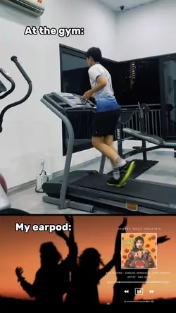 At the gym my earpod