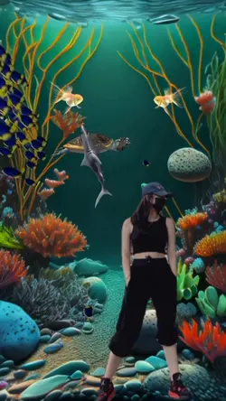 Foto dalam laut