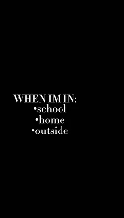 when im in