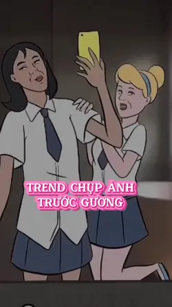 chụp ảnh trước gương