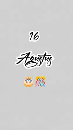 hbd 16 Agustus