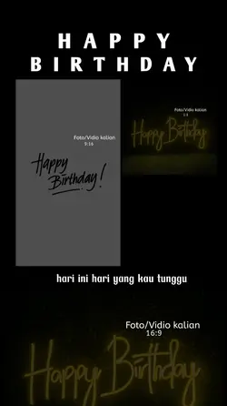 Selamat ulang tahun 