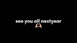 see u all nextyear