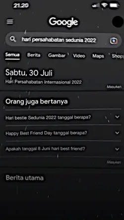#HARISAHABAT 30 JULI