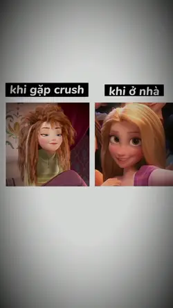 Khi ở nhà-gặp crush 