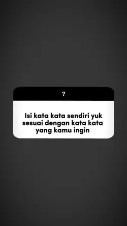 Isi Sendiri Kata2