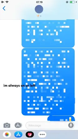 im always on ur left