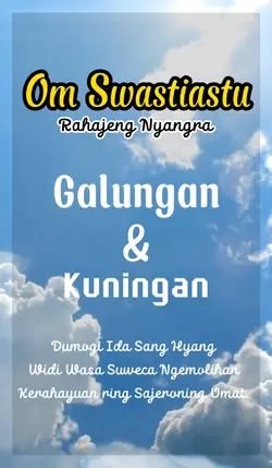 Galungan Kuningan