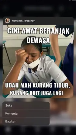 Gini amat beranjak