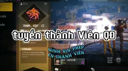 Tuyển thành viên QĐ