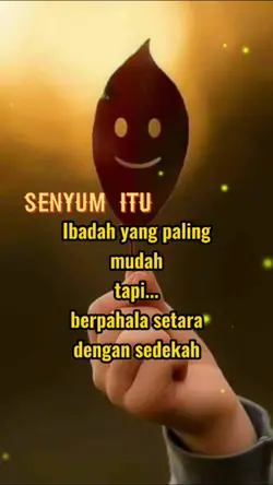 Senyum itu ibadah