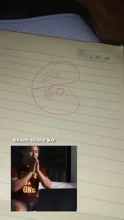 Exam score reveal