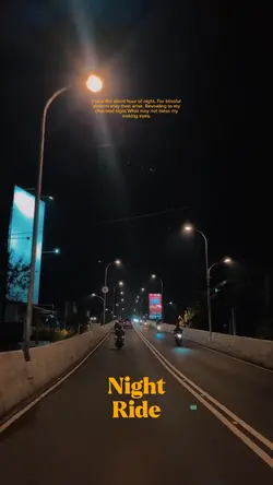 Night ride slowmo