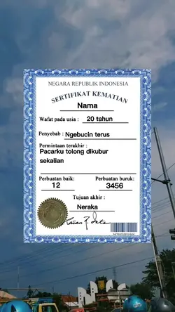 Sertifikat Kematian