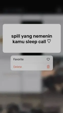 sleep call ayang