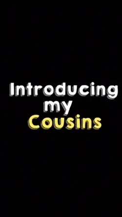 my cousin