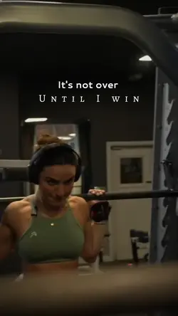 Not over until I win