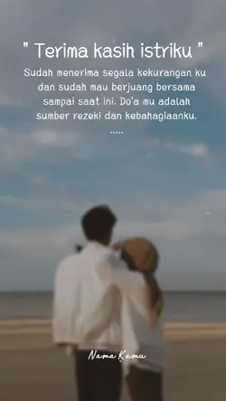 terimakasih istriku 