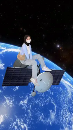 Naik Satelit ¹