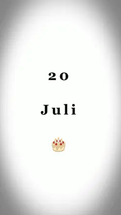 HBD, 20 JULI