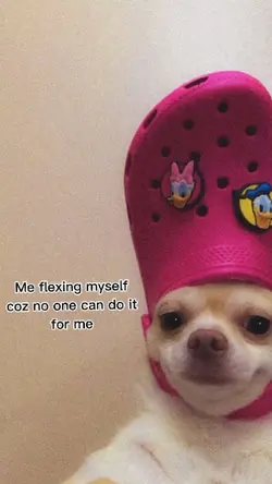 Flexing myself