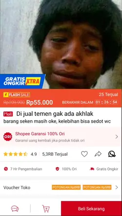 Prank foto Teman
