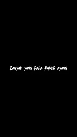 Pamer ayang