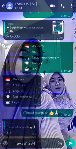 Background konten wa
