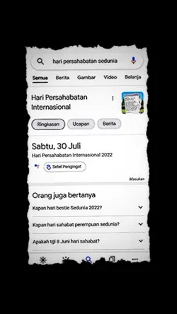 HARI PERSAHABATAN