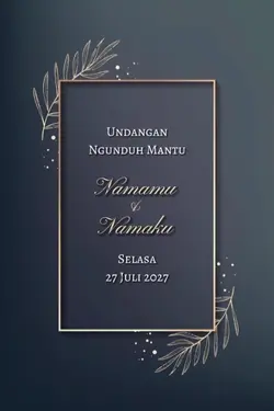 Ngunduh Mantu saja