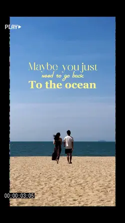 The ocean