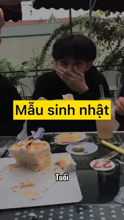 Mẫu sinh nhật 
