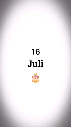 HBD 16 Juli 2022