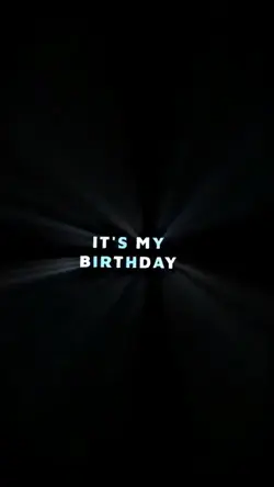 MY BIRTDAY