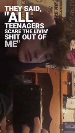 Teenagers scare